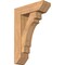 Ekena Millwork Merced Slat Smooth Bracket w/ Offset Brace, Western Red Cedar, 7 1/2"W x 24"D x 36"H BKT0806X24X36MRC06SWR - alternate 1